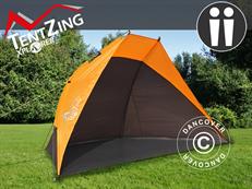 Tente de camping TenZing 2 personnes, Orange/Gris foncé