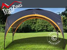 Tente de camping TenZing 3,5x3,5m, orange/gris foncé